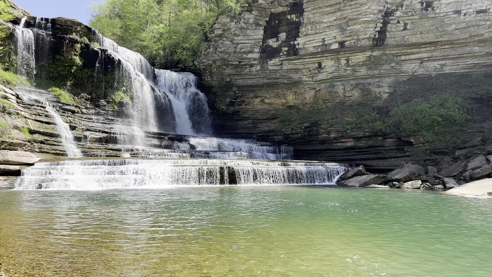This 457-Acre Tennessee State Park Turns A 75-Foot Waterfall Into A Full Gorge Adventure
