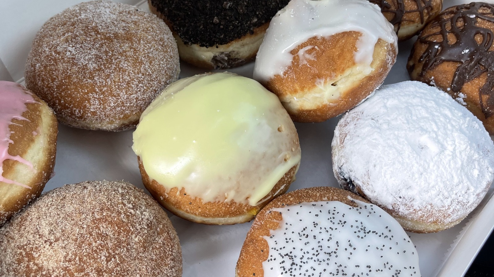 Assorted paczki from Weber's Bakery in Chicago