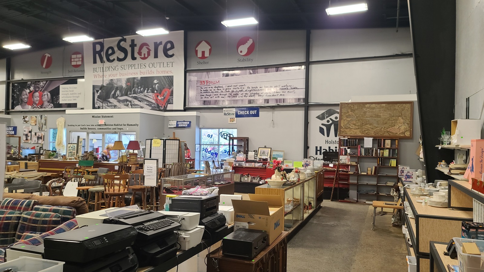 Furniture and home-improvement finds inside Johnson City Habitat for Humanity ReStore