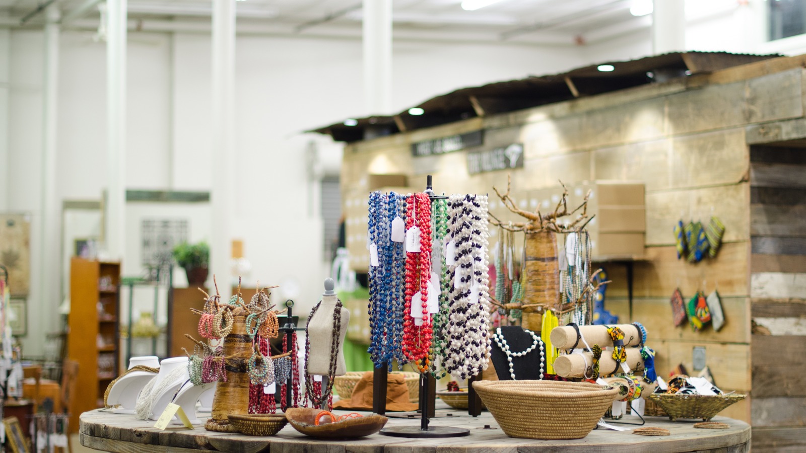Secondhand shopping scene at Sozo Trading Co. in Birmingham