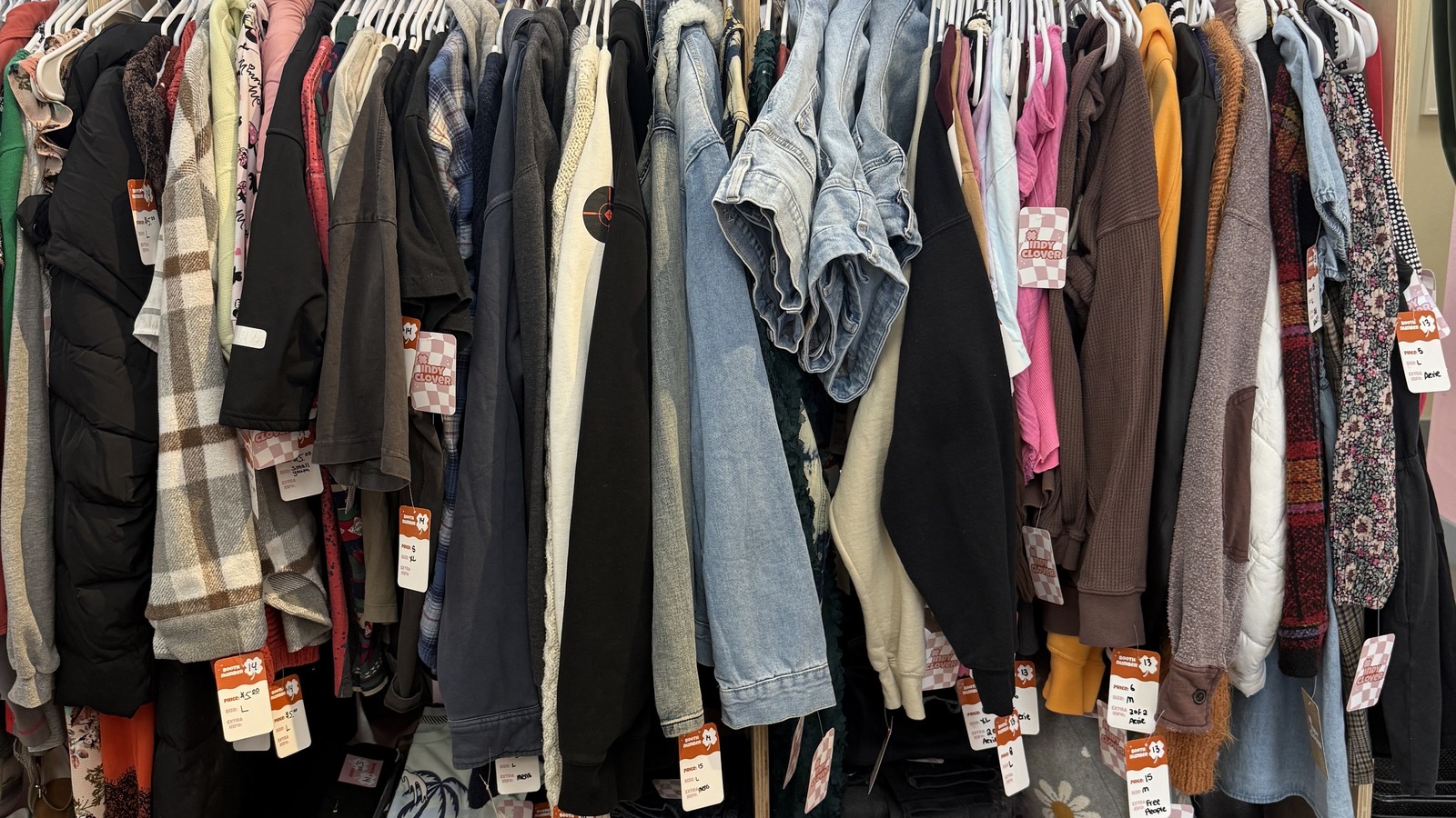 Secondhand shopping scene at Indy Clover Las Vegas in Las Vegas