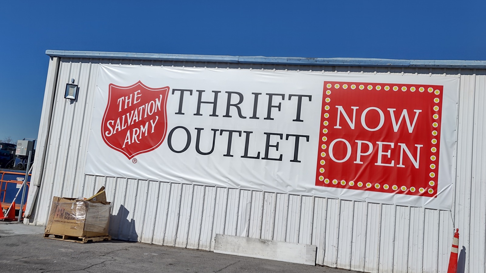 Secondhand shopping scene at The Salvation Army Las Vegas Thrift Outlet in North Las Vegas