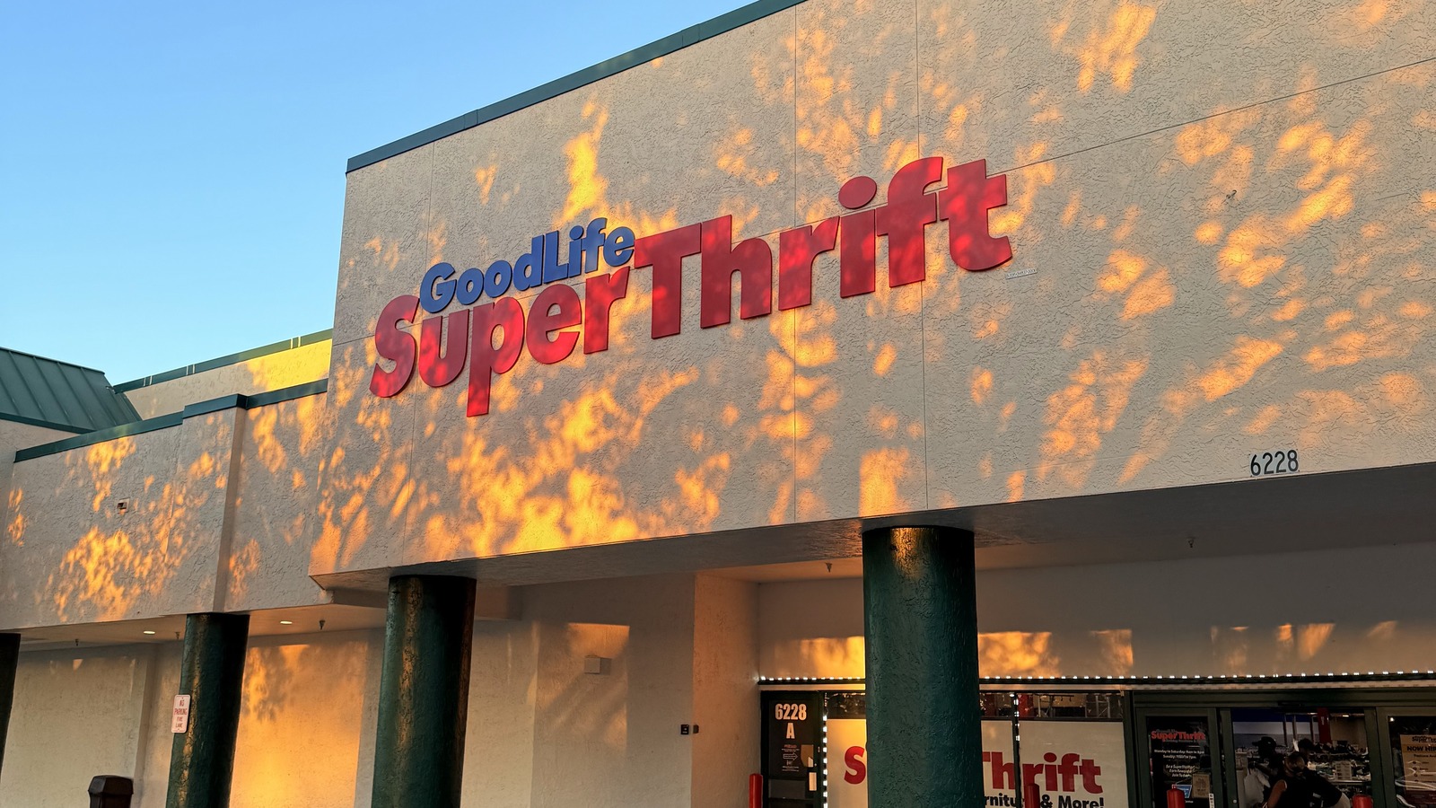 Secondhand shopping scene at GoodLife SuperThrift in Lake Worth Corridor