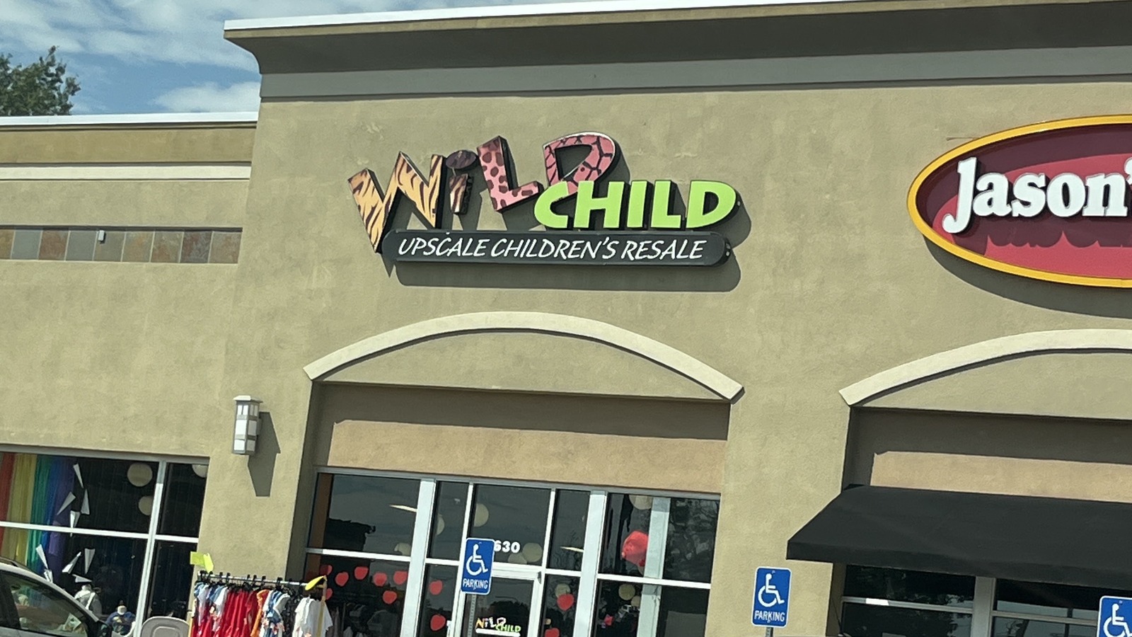 Secondhand shopping scene at Wild Child Resale in Lee's Summit