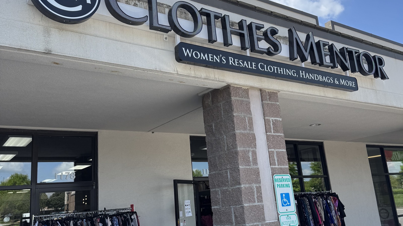 Secondhand shopping scene at Clothes Mentor Lees Summit, MO in Lee's Summit