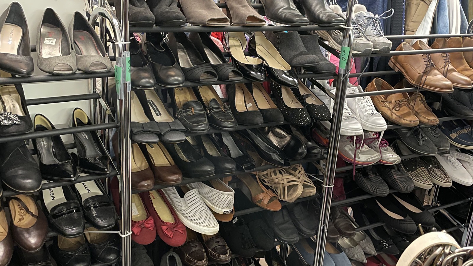 Secondhand shopping scene at A New Leash on Life Madison Thrift Boutique in Madison