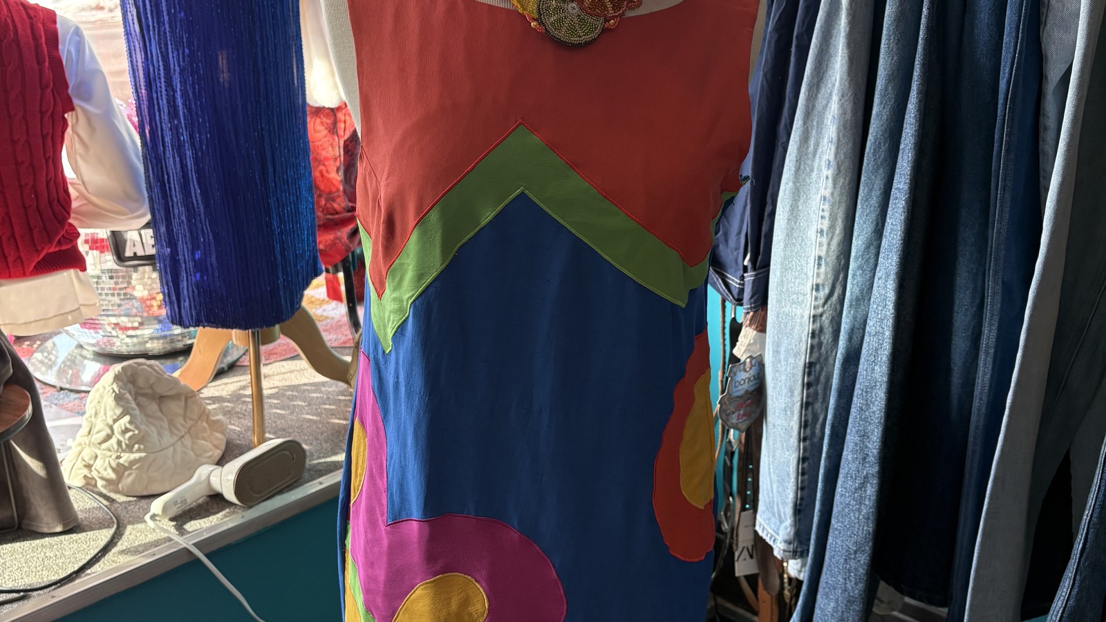 Secondhand shopping scene at Backroomvintage in Buffalo