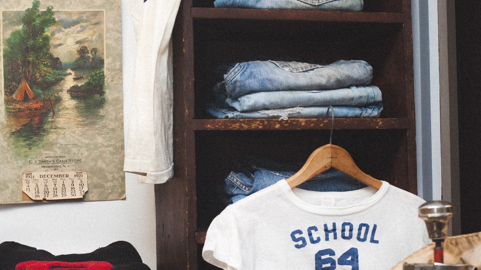 Secondhand shopping scene at Save The Rags in Buffalo