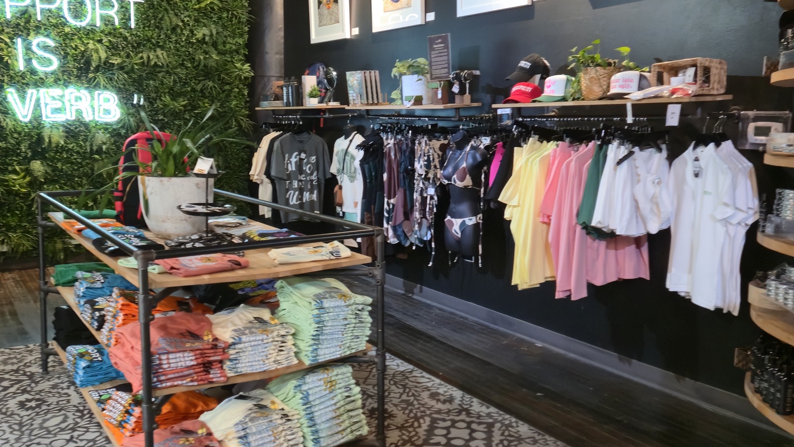 Secondhand shopping scene at The Village Retail in Atlanta