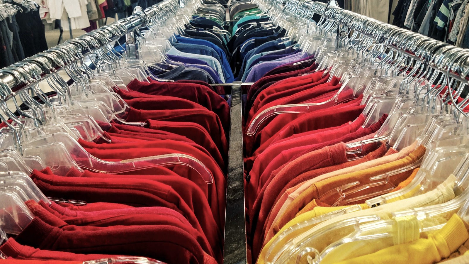 Secondhand shopping scene at Goodwill Thrift Store & Donation Center in Atlanta