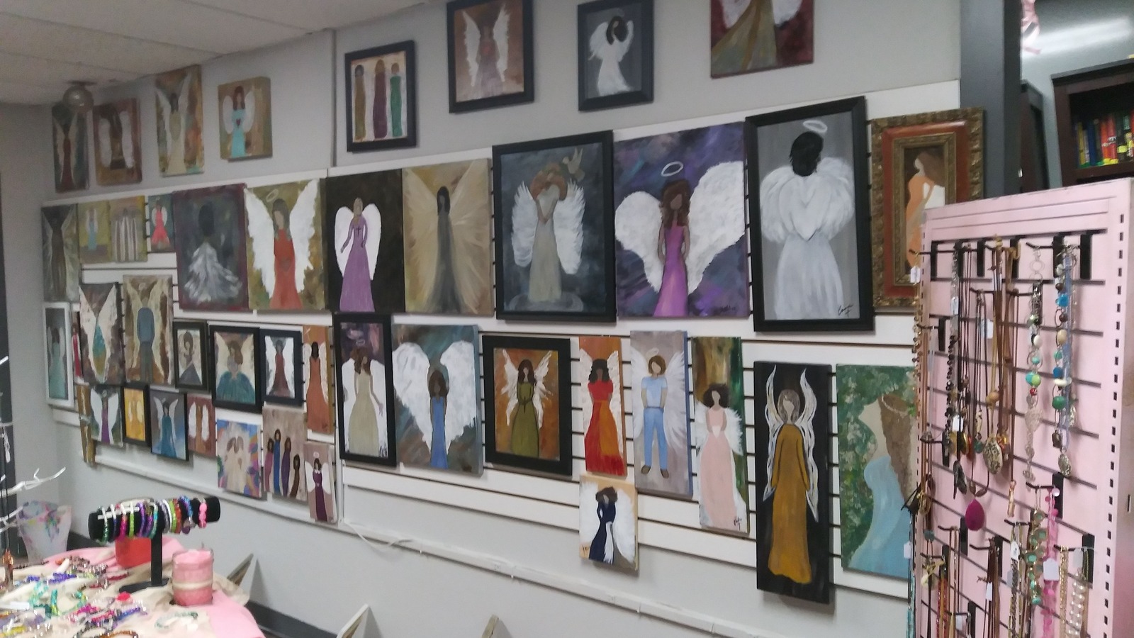 Secondhand shopping scene at Lovelady Thrift Store in Irondale
