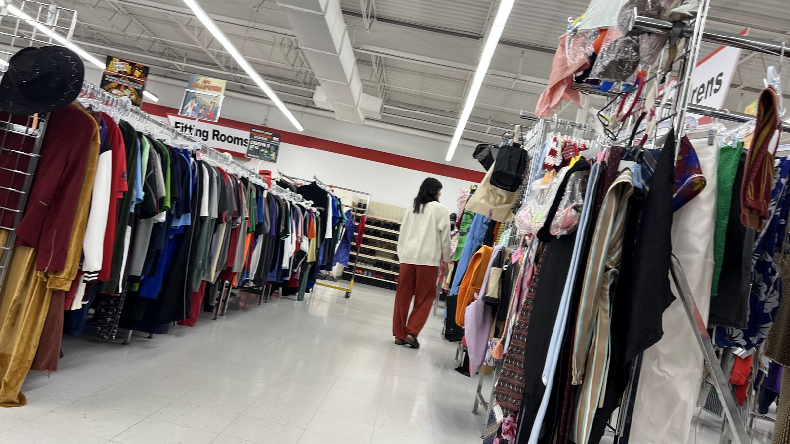 Secondhand shopping scene at arc Thrift Stores in Fort Collins