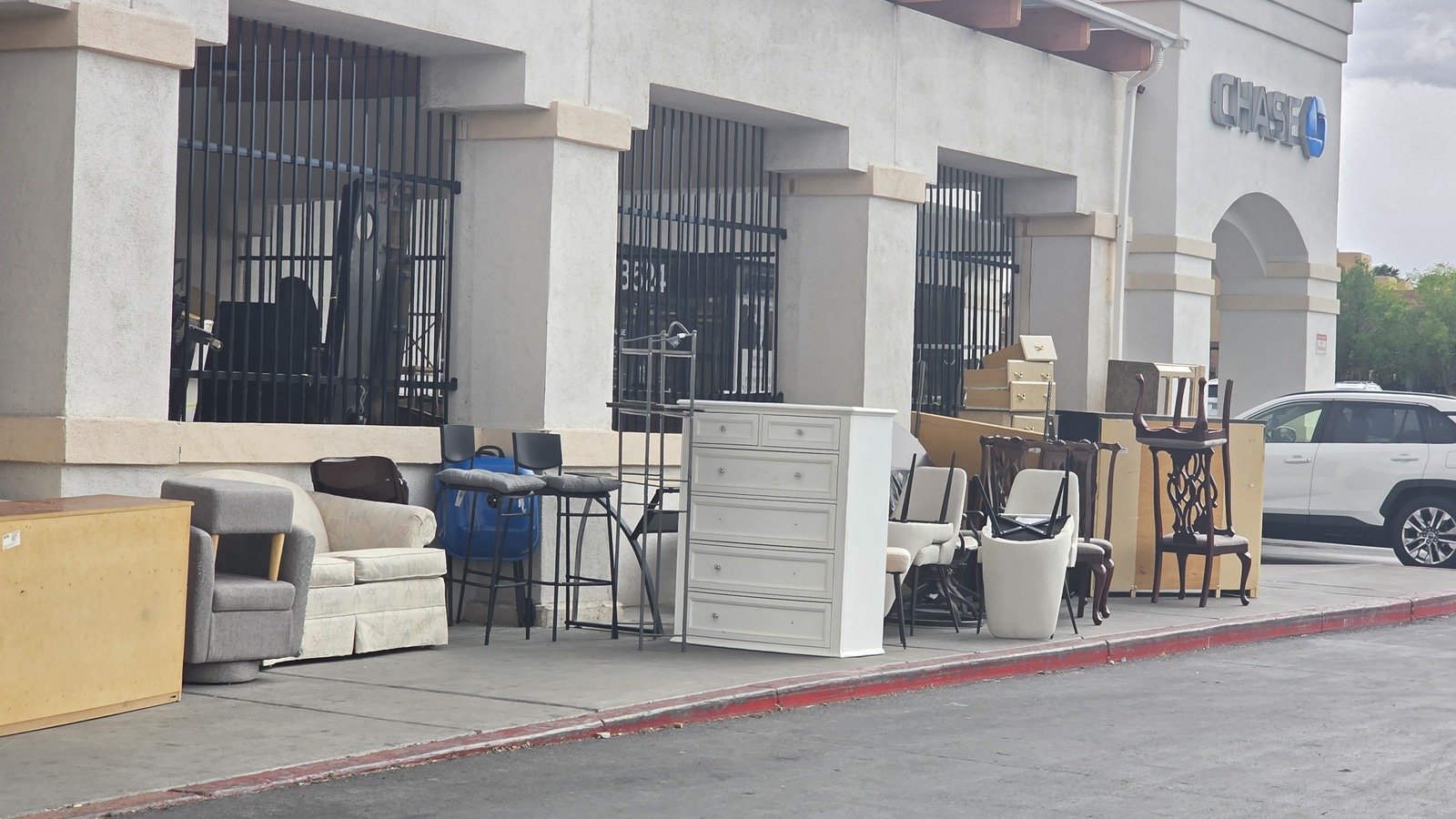Secondhand shopping scene at Savers in Las Vegas