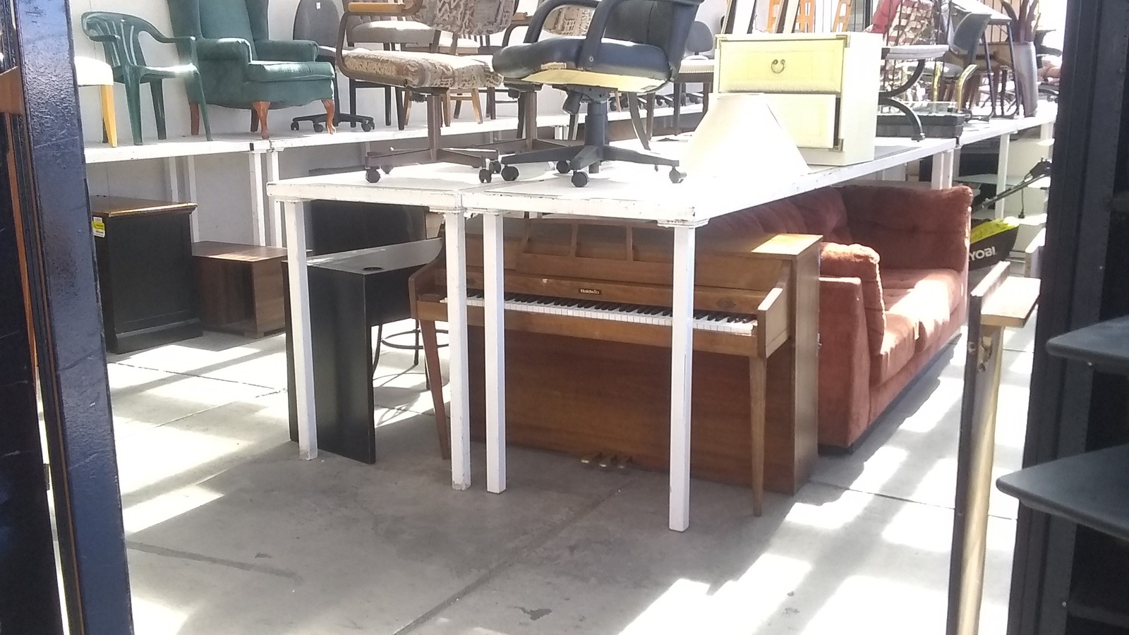 Secondhand shopping scene at Savers in Las Vegas