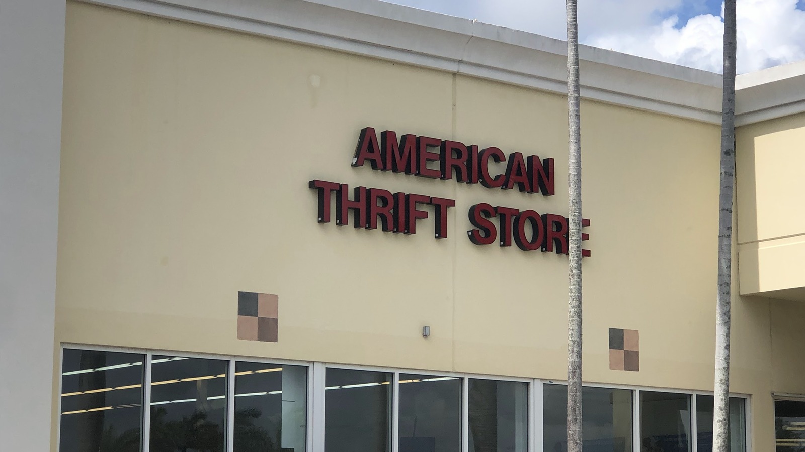 Secondhand shopping scene at American Thrift Store in West Palm in West Palm Beach
