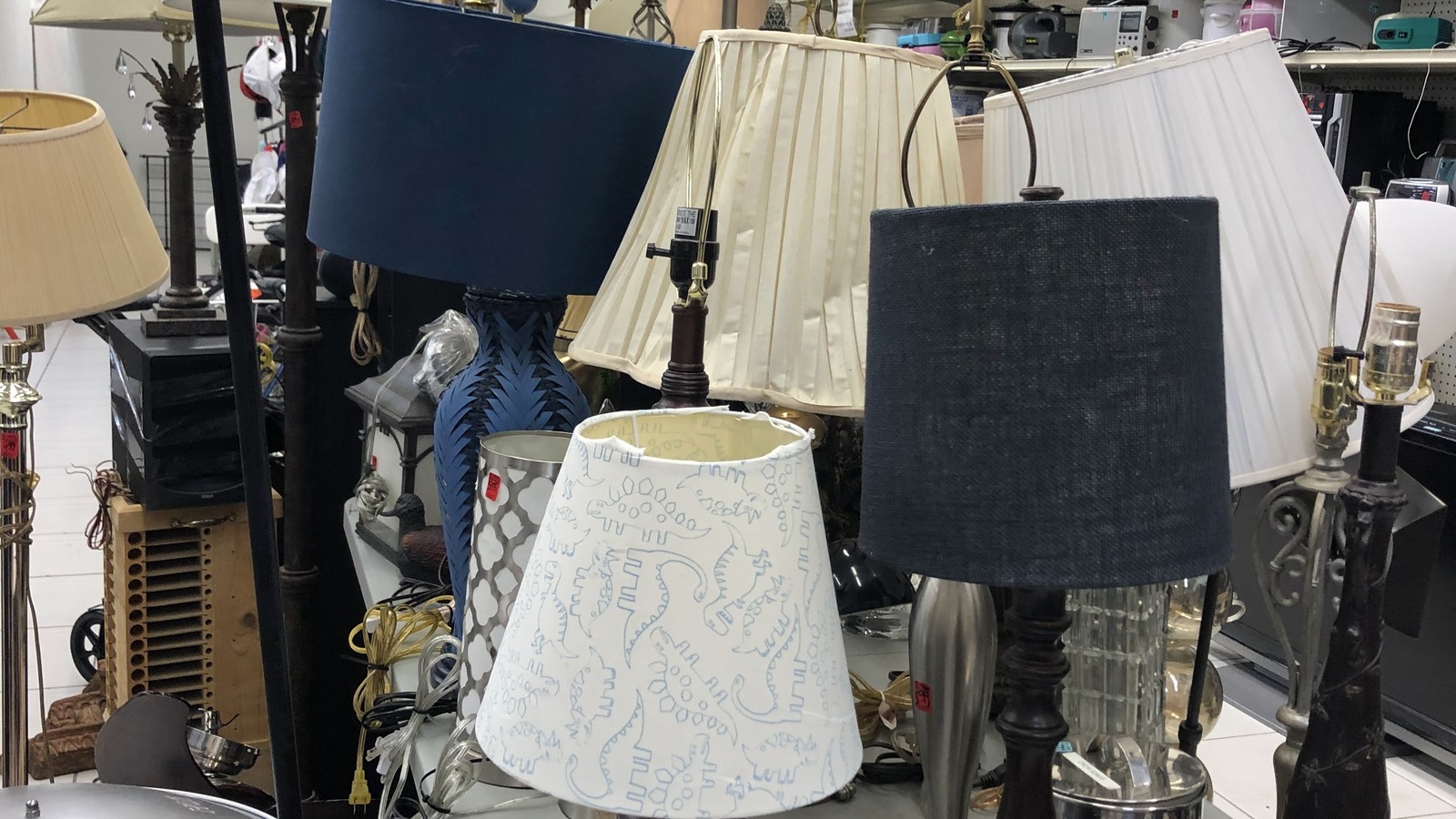 Secondhand shopping scene at American Thrift Store in West Palm in West Palm Beach