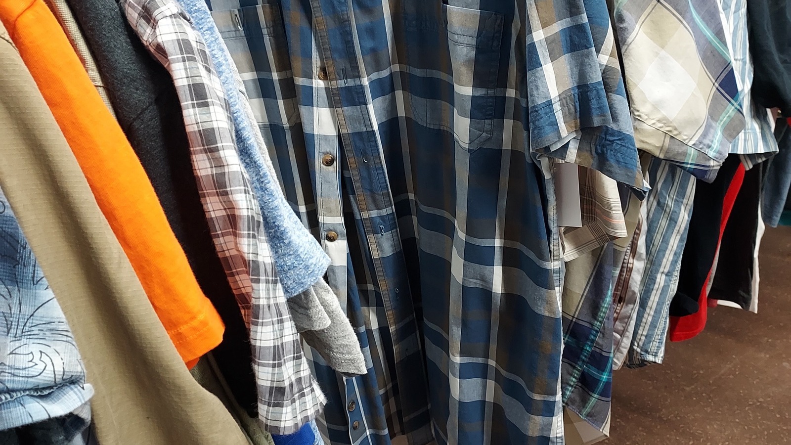 Secondhand shopping scene at Hillcrest Thrift Store in Lee's Summit