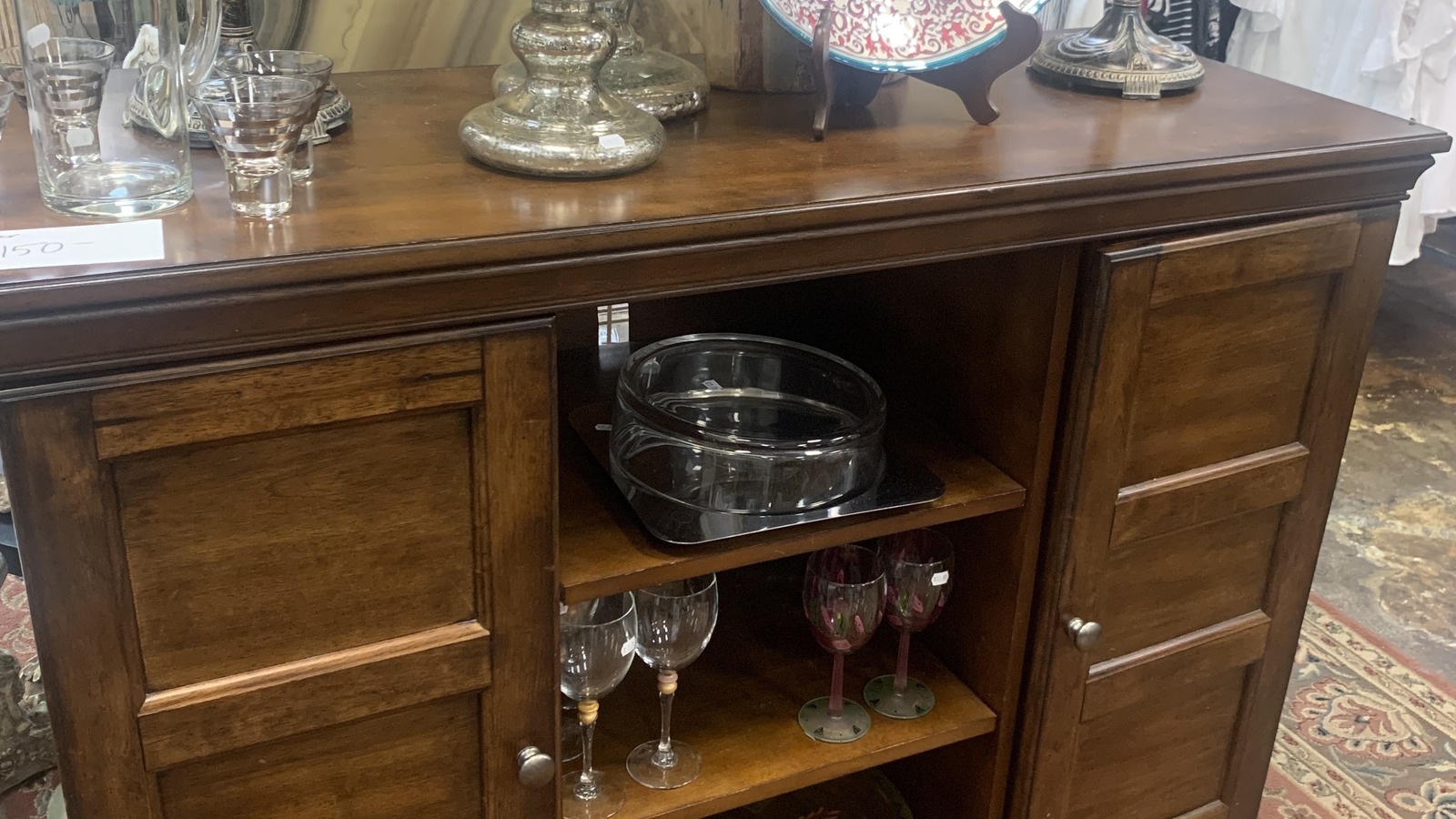 Secondhand shopping scene at Genesis Benefit Thrift Store in Dallas