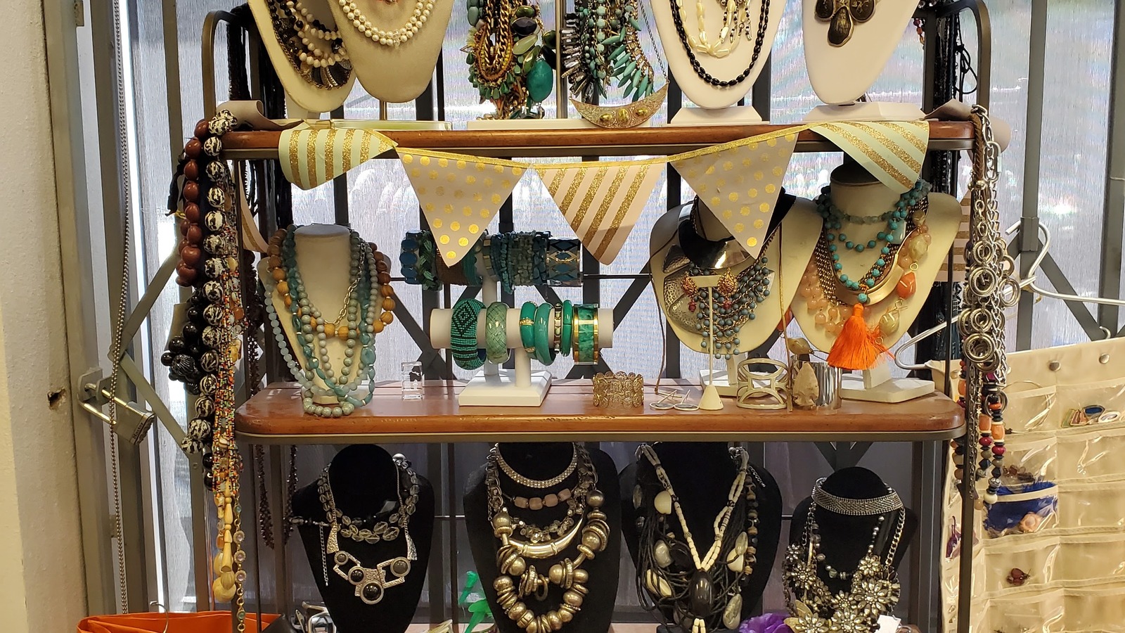 Secondhand shopping scene at Genesis Benefit Thrift Store in Dallas