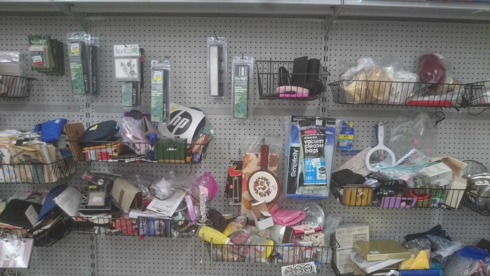 Secondhand shopping scene at AMVETS Thrift Store in Buffalo