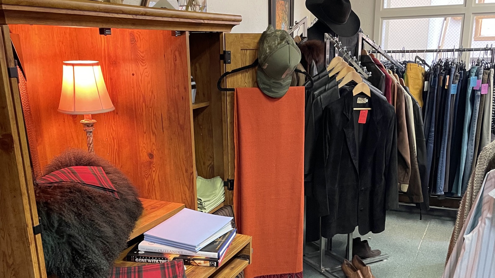 Clothing boots hats and accessories inside Country Woman in Jackson Wyoming