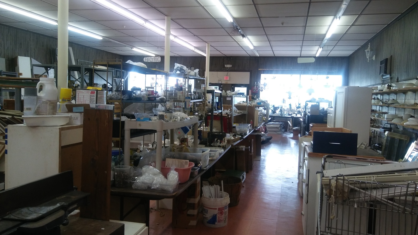 Secondhand merchandise at Mercy House Thrift Store in Harrisonburg, Virginia