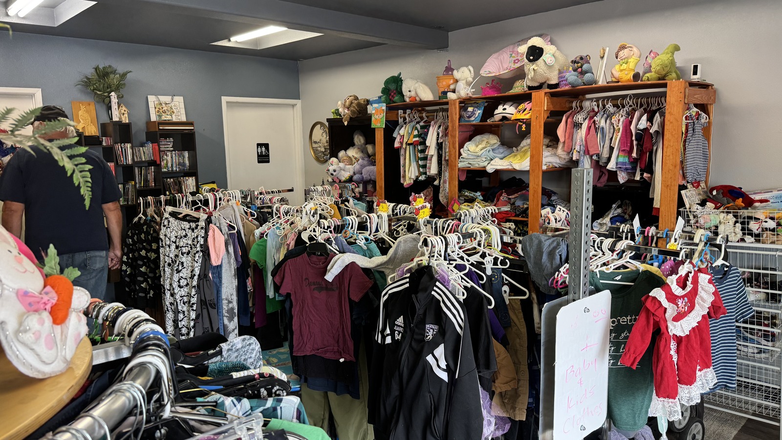 Clothing toys and books at Community Thrift and Gifts in Lake Havasu City