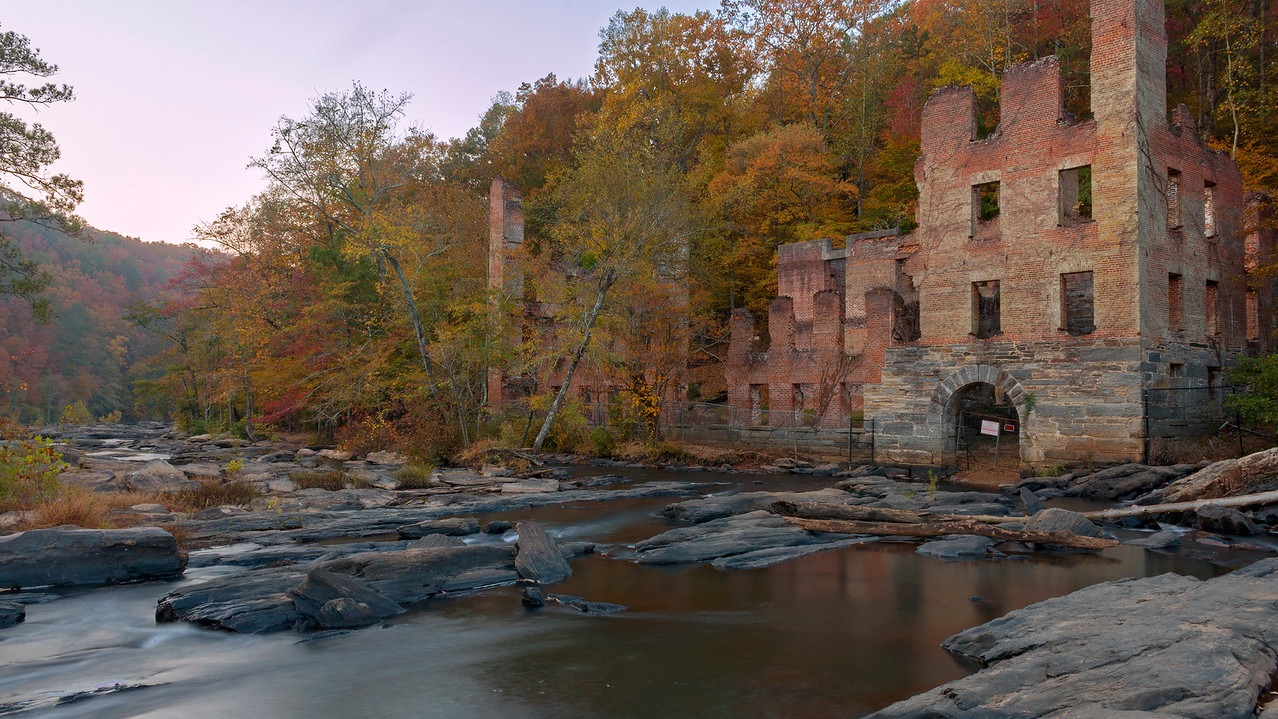 This 2,549-Acre Georgia State Park Hides Civil War Mill Ruins And River Rapids Worth The Trip