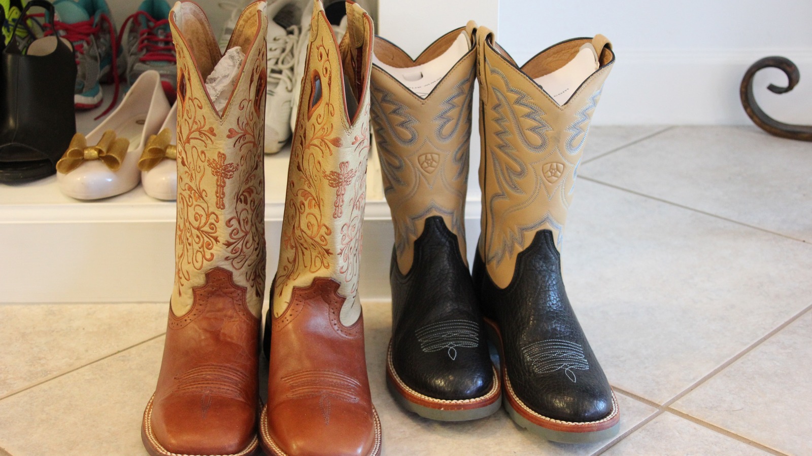 Western boots at Threads Boutique and Consignment in Vero Beach