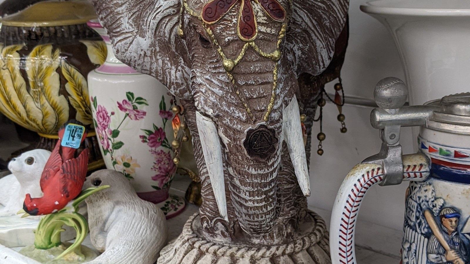 Sculptural home decor at American Thrift Store in Hollywood