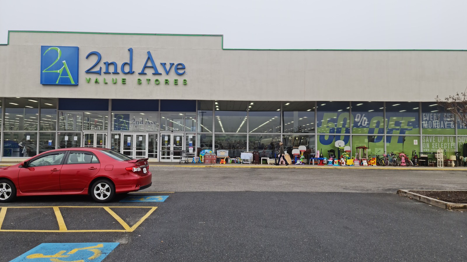 2nd Ave Thrift Store exterior and entrance on Fort Meade Road in Laurel Maryland