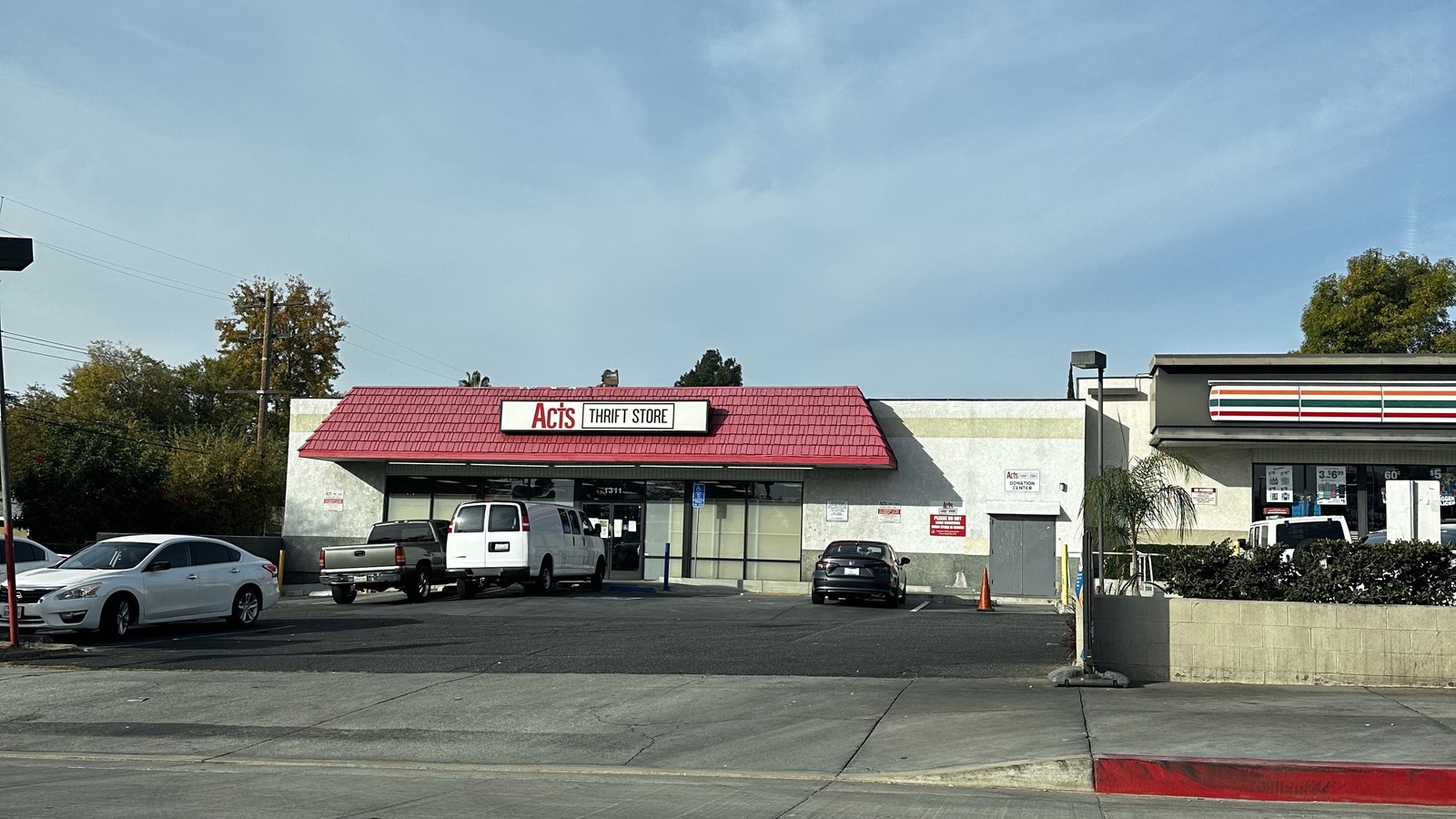 ACTS Thrift Store exterior on North Altadena Drive in Pasadena