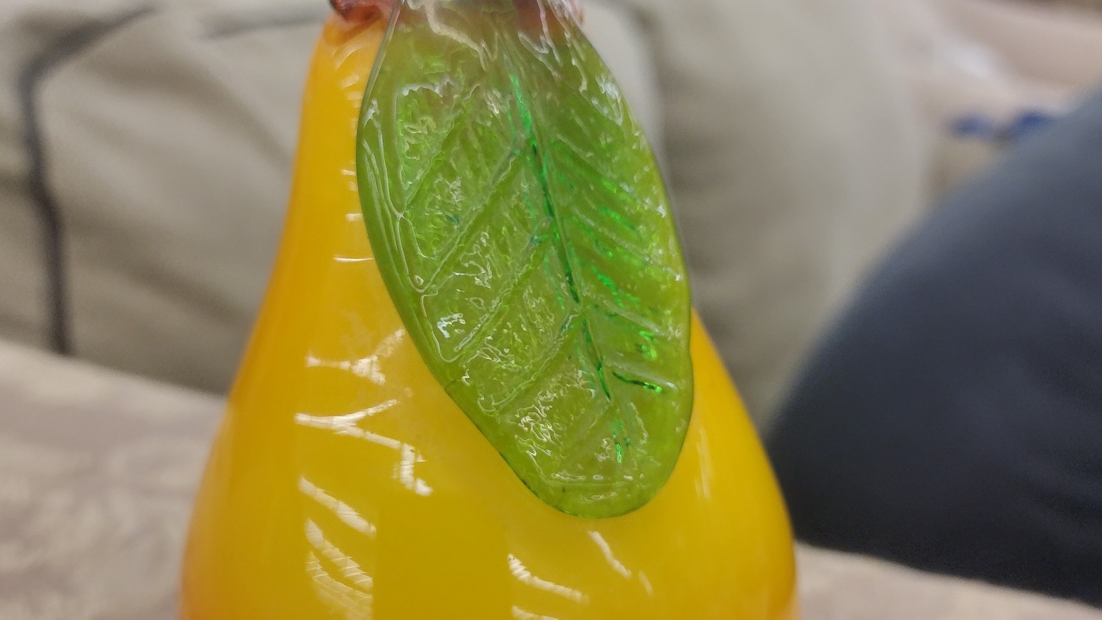Yellow and green citrus decoration at ARC Thrift Store