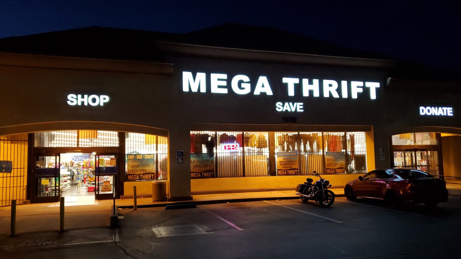 Mega Thrift Store in Rialto, California