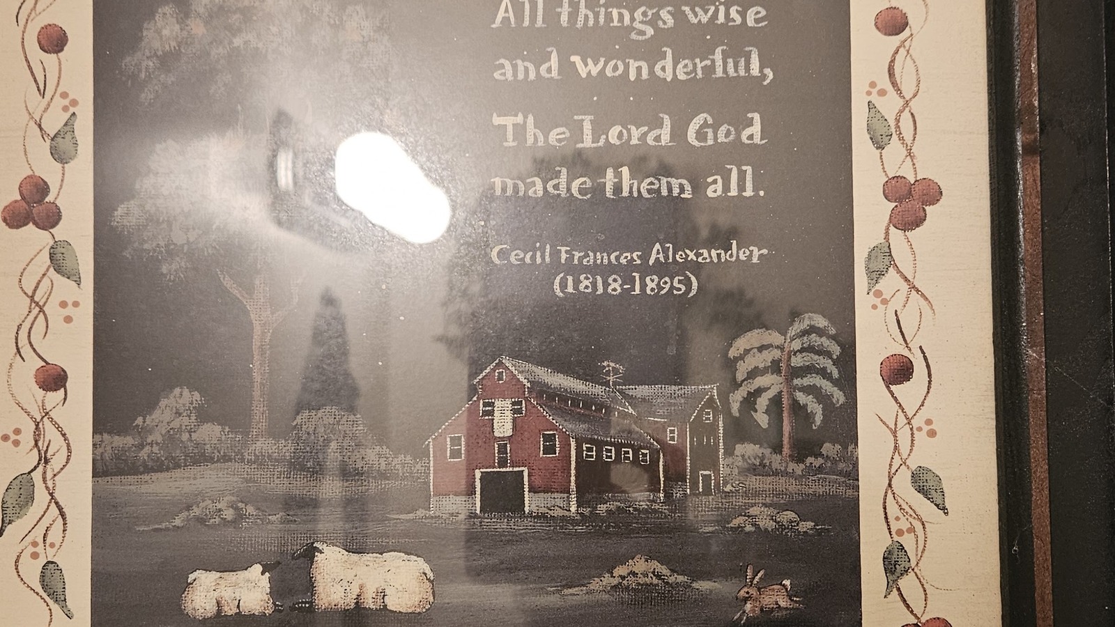 Framed artwork honoring a historic Lebanon County mill