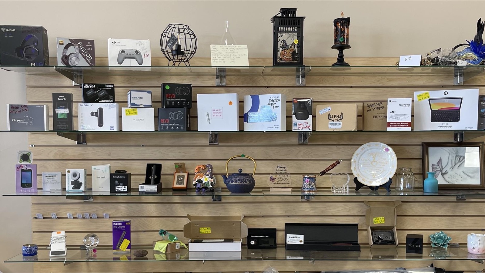 Electronics and small household products at Bins Galore and More in Gulfport