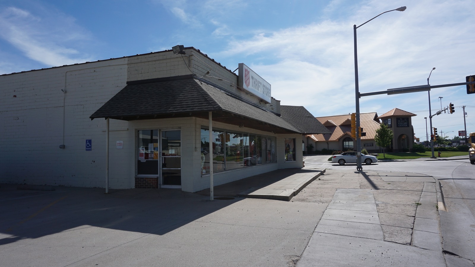 Salvation Army Family Store storefront on 10th Street in Great Bend