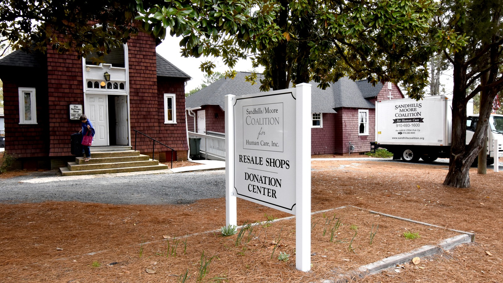 Coalition Resale Shops buildings and donation center in Southern Pines