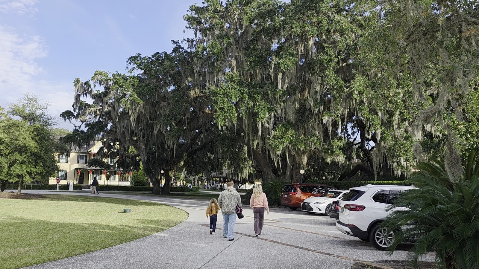 Oak-shaded lane in Jekyll Island's Historic District.