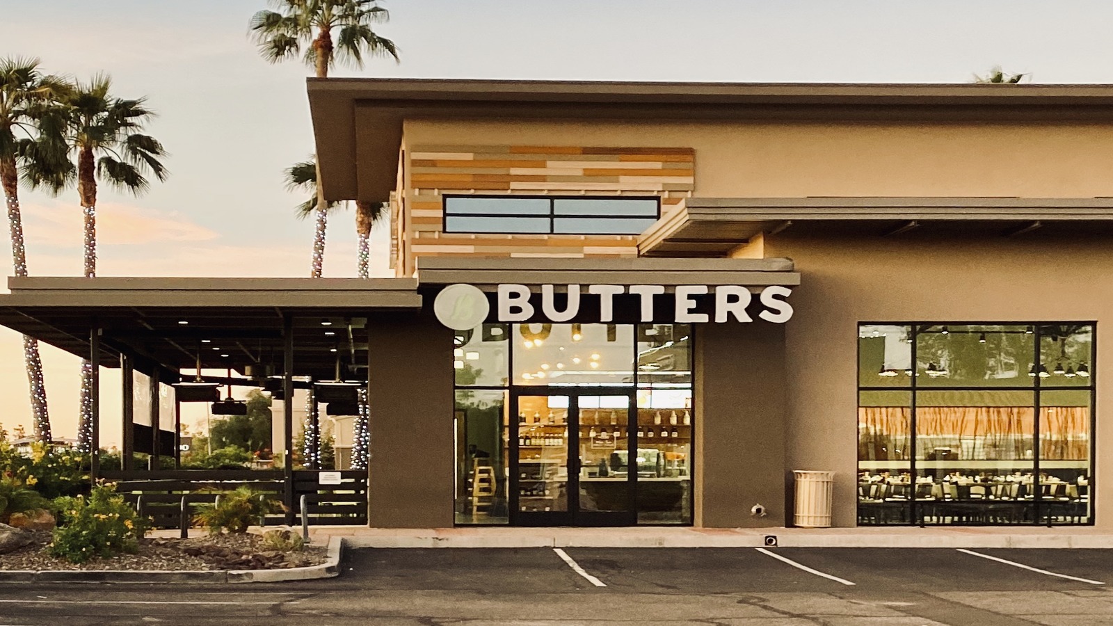 Butters Pancakes & Cafe storefront at Mercado on Hayden in Scottsdale