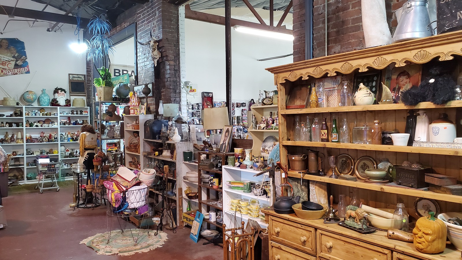 Vintage toys, comics, and collectibles inside Chic, Geek and Antique in Morris