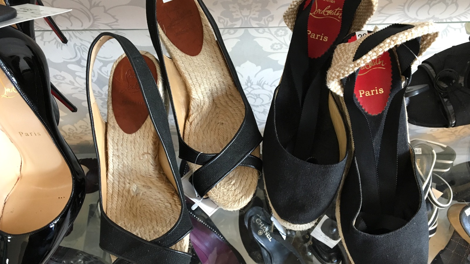 Designer shoes and accessories at Affluent Finds in Delray Beach