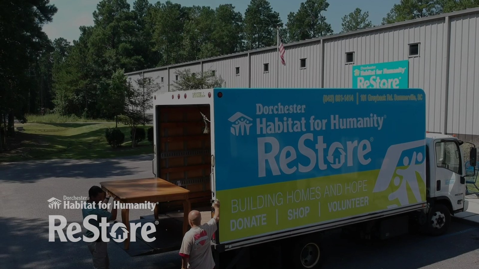 Dorchester Habitat for Humanity ReStore building in Summerville