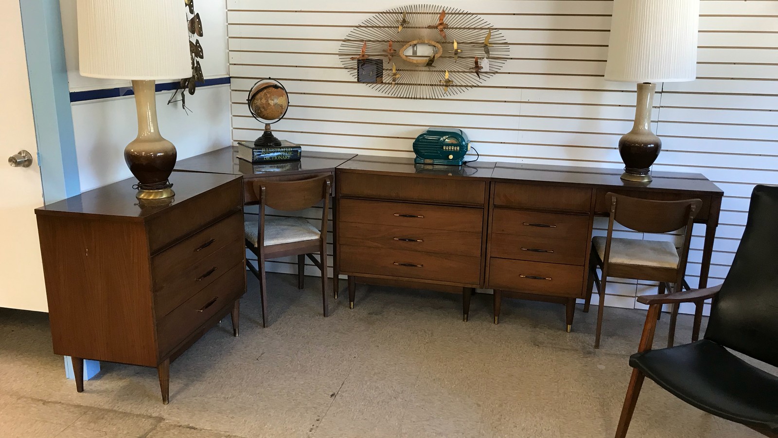 Furniture vignette inside Epiphany Thrift Store in Port Orange