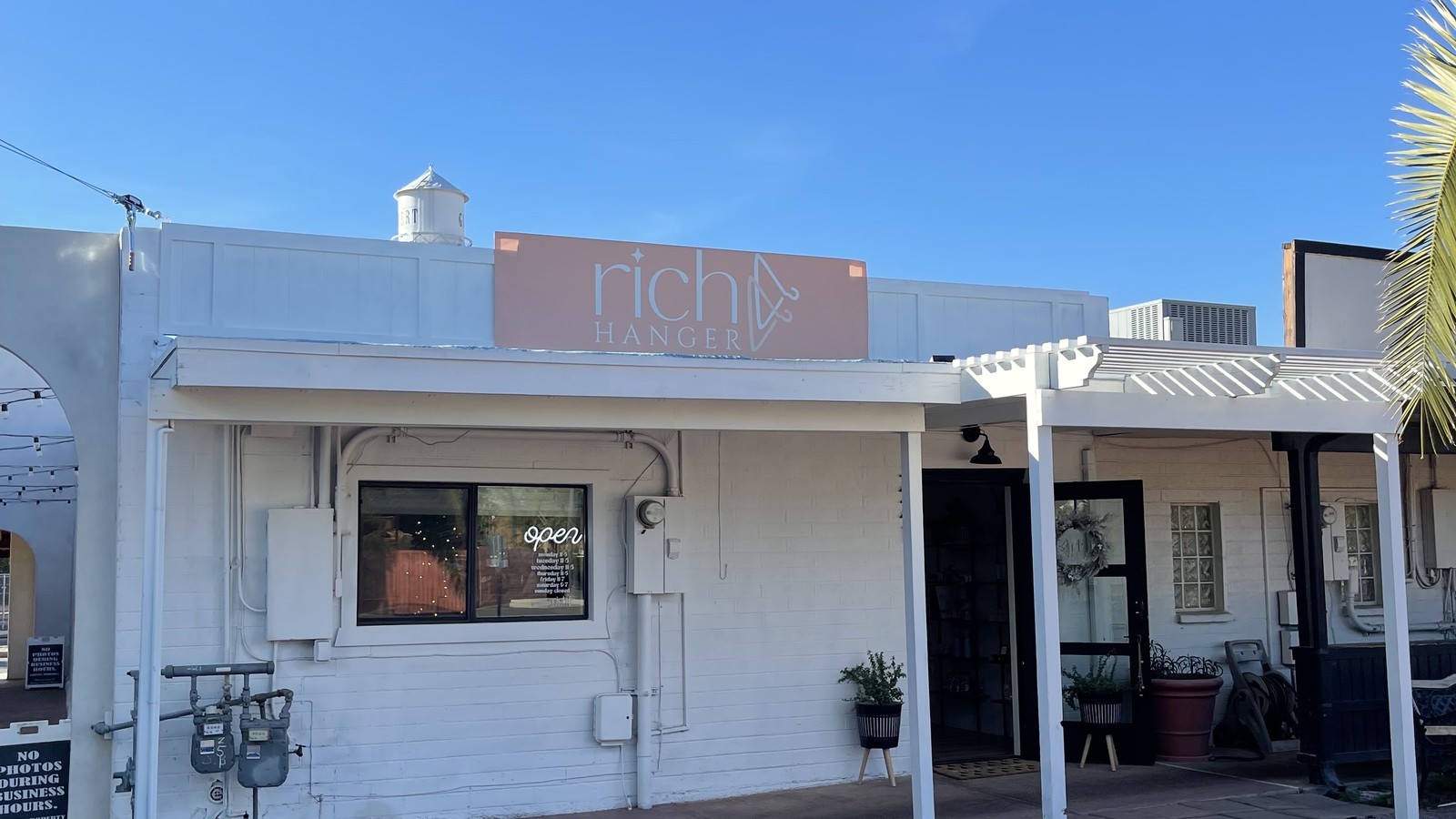 The Rich Hanger storefront in downtown Gilbert