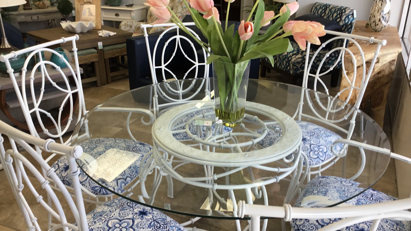 Accent furniture and decor inside Reclaimed Living in Port Charlotte Florida