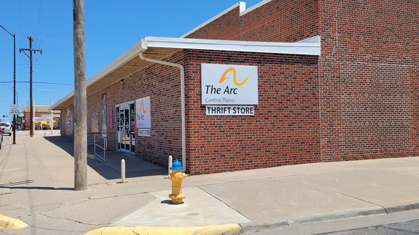 The Arc Thrift Store along Main Street in Hays
