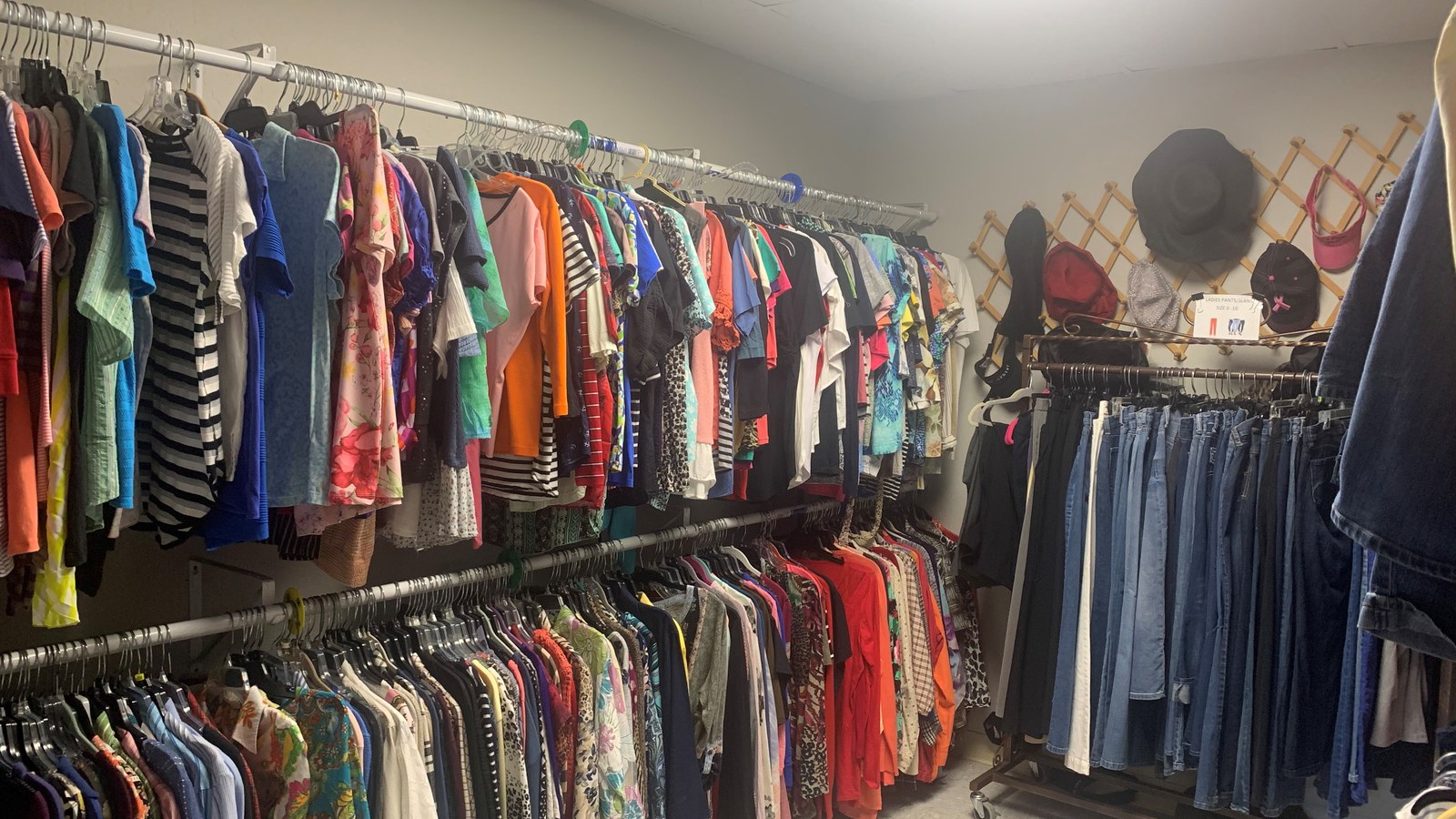Secondhand merchandise at Humane Society of St Lucie County Thrift Store in Port St. Lucie, Florida