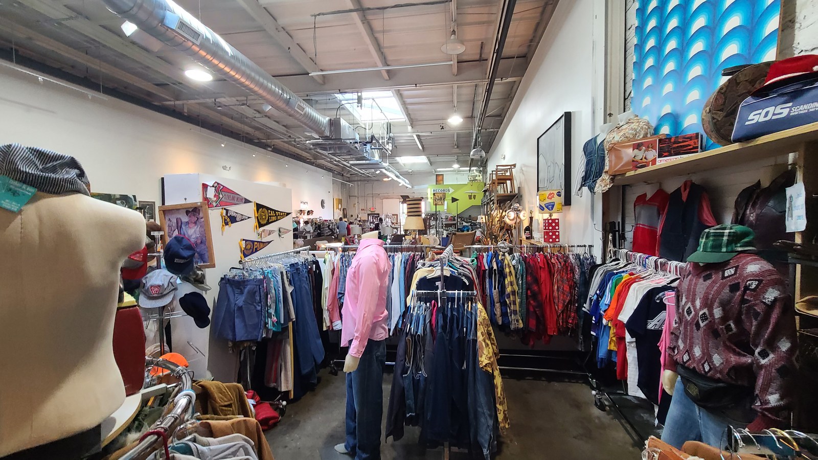 Secondhand merchandise at Father & Son Vintage in Raleigh, North Carolina