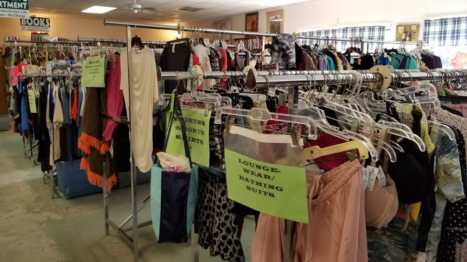 Secondhand merchandise at Jericho Road Thrift Store - Wiscon in Brooksville, Florida